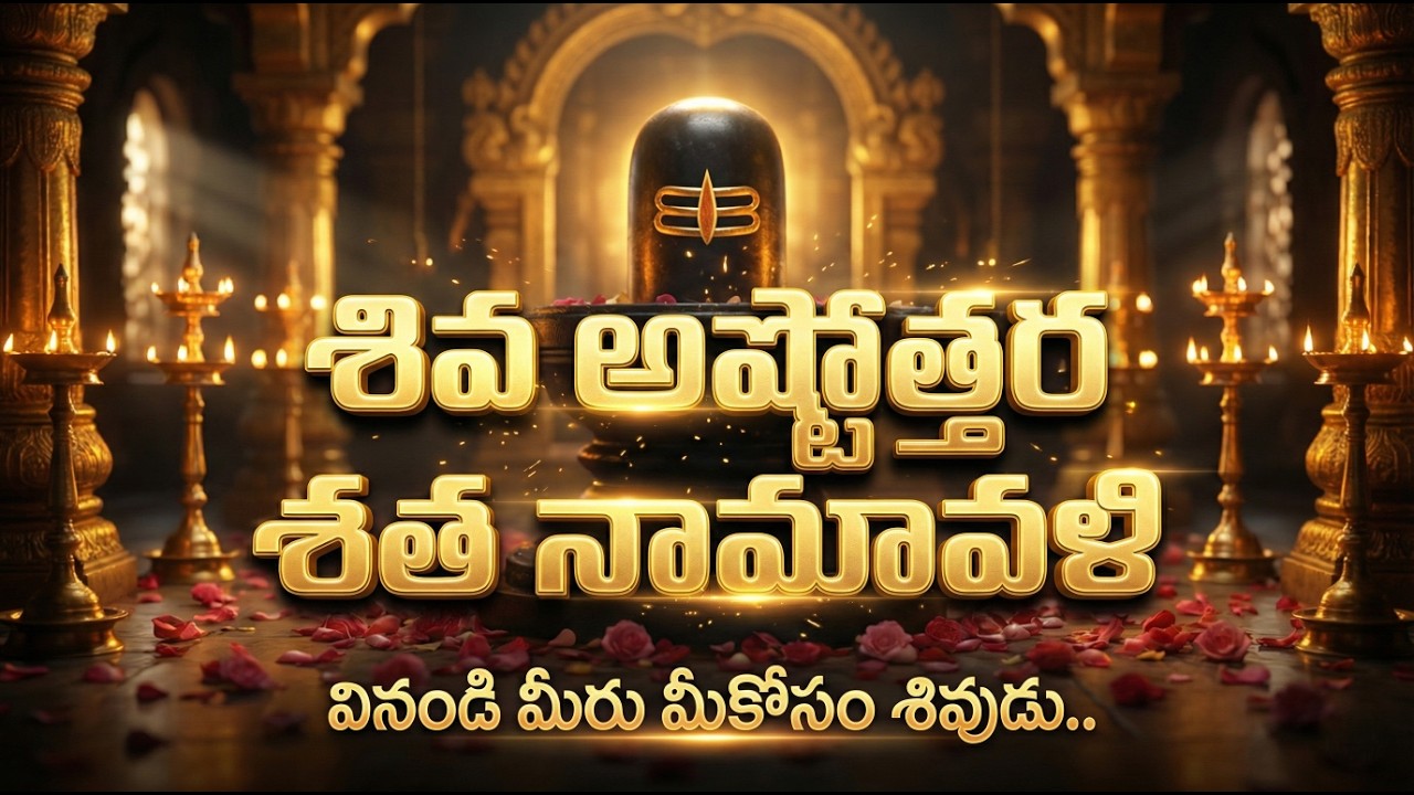శివ అష్టోత్తర శతనామావళి | వినండి శివ నామస్మరణ చేయండి చూడండి🙏Shiv Ashtottara #bhakti   #god #telugu
