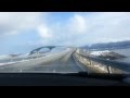 End of the world Atlantic road Norway.