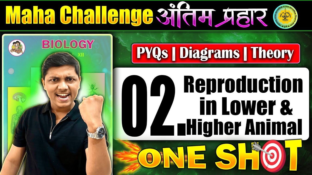 Complete 2 Reproduction In Lower and Higher Animal 12th Biology 