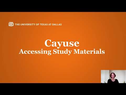 Cayuse IRB: Study Materials