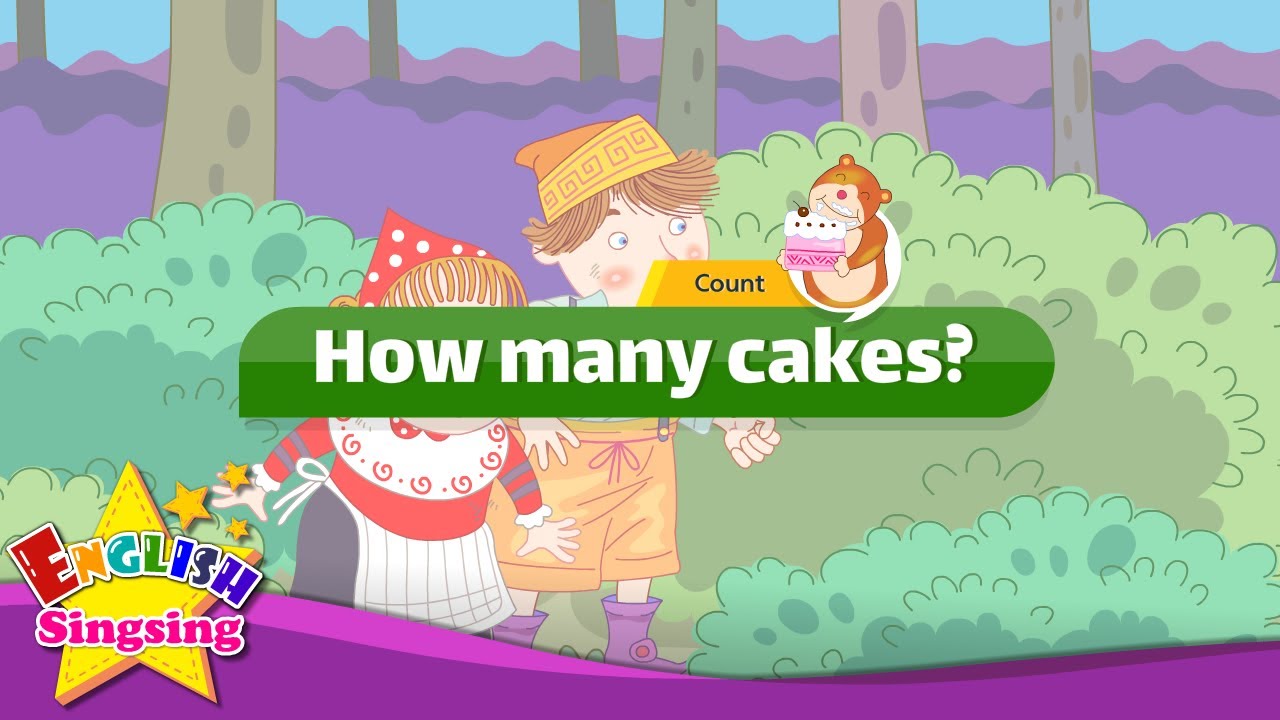 Hansel And Gretel - How Many Cakes? (Counting) - English Fairy-Tale For Kids
