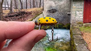 Tiny HOMEMADE Lure = TROPHY Fish!!! (Biggest In YEARS)