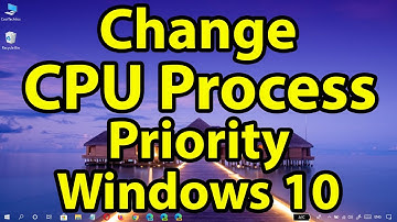 Change CPU Process Priority for Windows 10 Apps