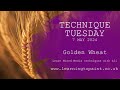 Technique tuesday may 2024  golden wheat