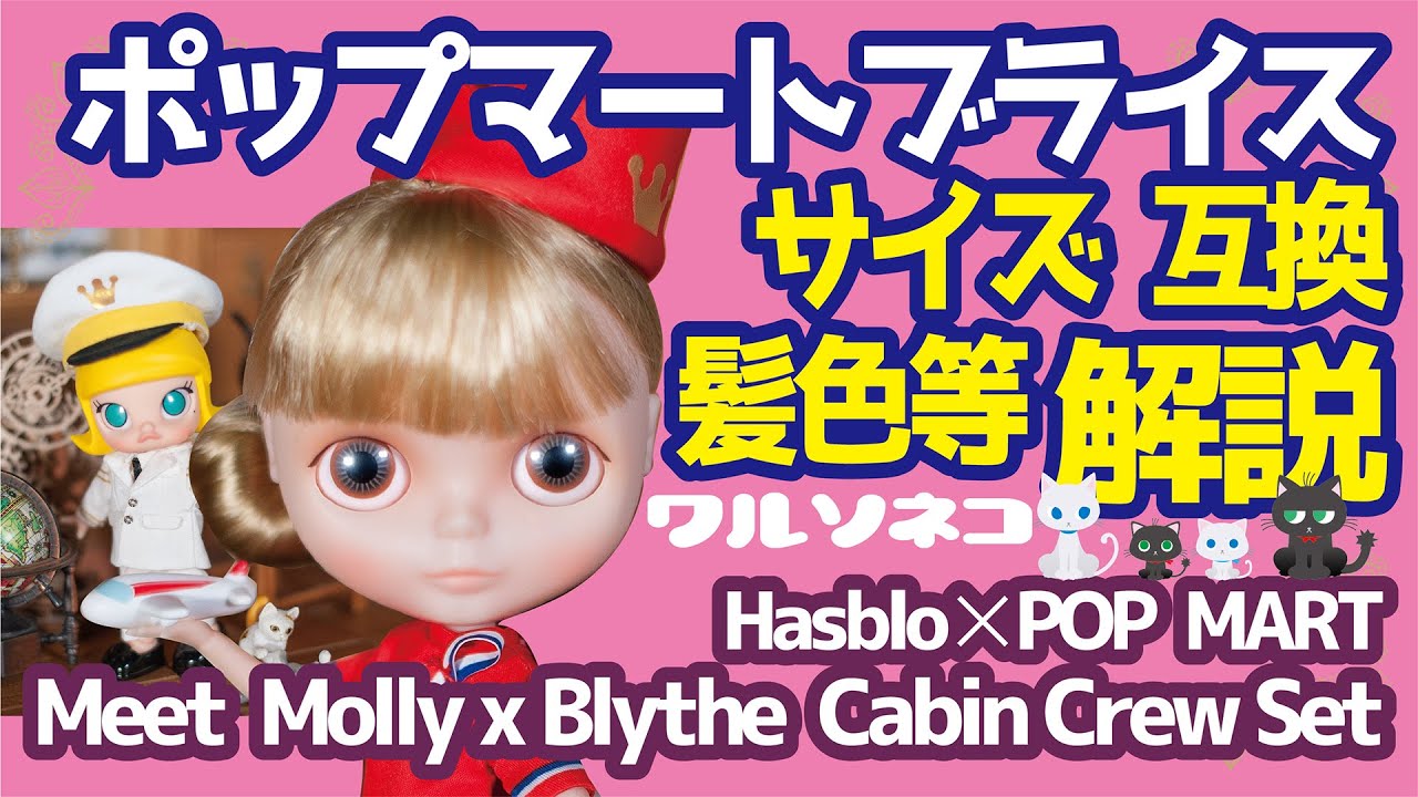 店舗 ポップマートブライス カスタム Popmart Molly Blythe FR