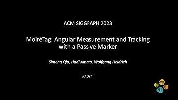MoiréTag: Angular Measurement and Tracking with a Passive Marker