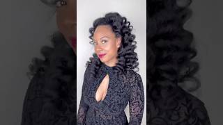 Holiday Hairstyle | Wand Curls  #naturalhair #curlyhair #hair #curlyhairstyles #hairstyle