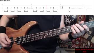 Rock And Roll All Nite by Kiss - Bass Cover with Tabs Play-Along