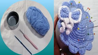 فكره رائعه من علبه فارغه مع الكروشيه Amazing idea with crochet#كروشية#كروشيه_المبتدئين#for_beginners