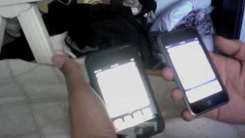 iPod touch 1G (3.1.3) VS iPod touch 2G (IOS 4.0)