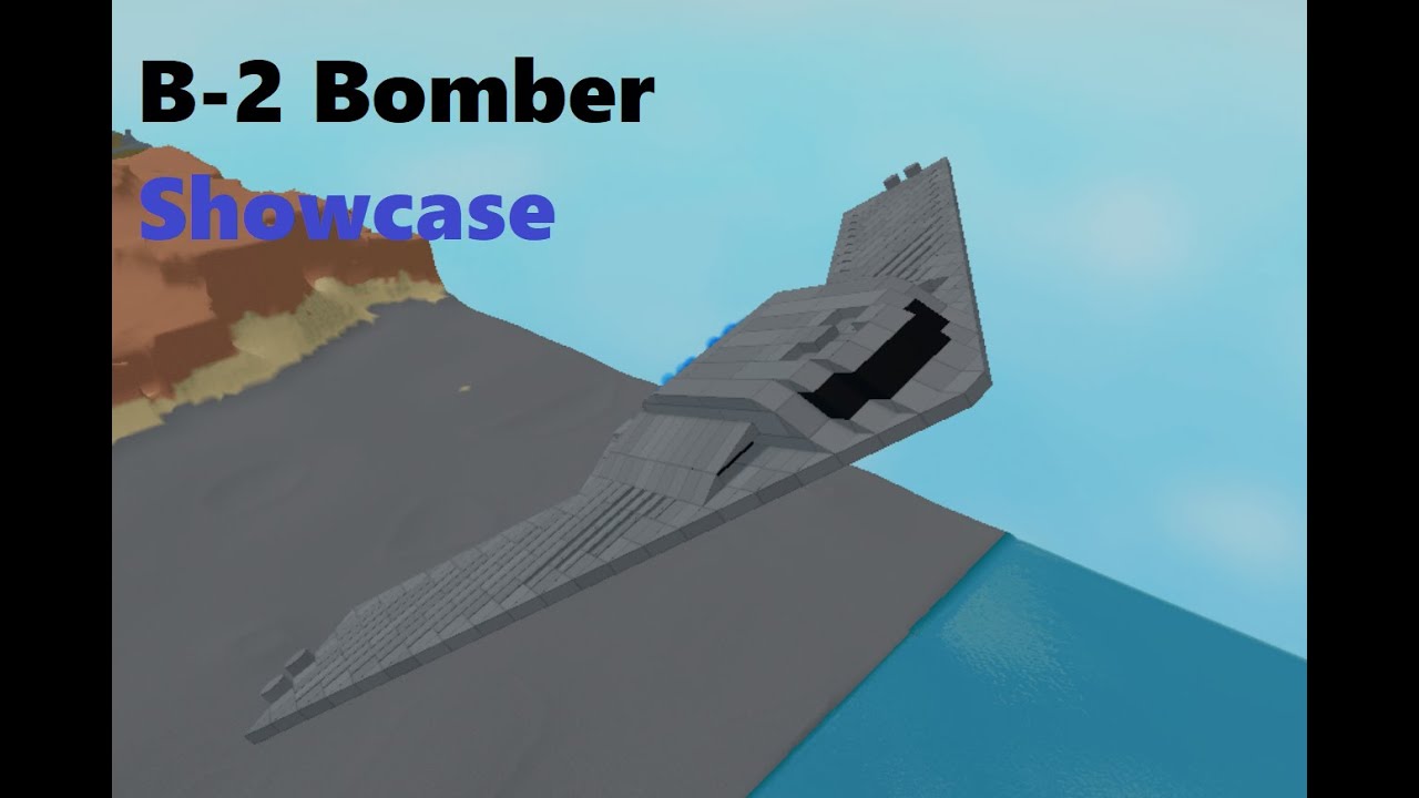 B 2 Bomber Showcase Roblox Plane Crazy Youtube - bomber plane roblox