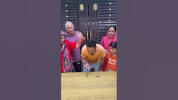 Nut 🔩 build tower challenge , So exciting, save it for later!!! #shorts #trending #partygames