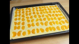 Einfacher Obstkuchen/ Mandarinenkuchen vom Blech/ Blechkuchen/ rucki zucki Kuchen/mmh soo lecker😍😍