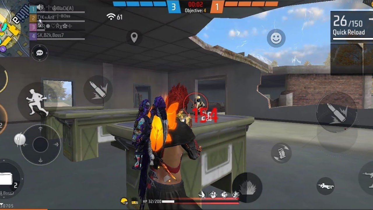 Cs Rank match & random playes sathe op game play ff.Rk gaming 56 - YouTube