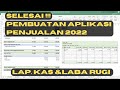 PART 6 PEMBUATAN APLIKASI PENJUALAN 2022 | OTOMATIS UPDATE STOK - KAS DAN BANK SERTA LABA RUGI EXCEL