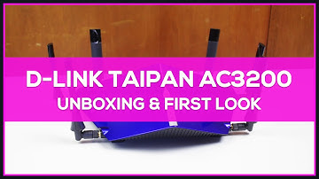 D-Link Taipan AC3200 Ultra Wi-Fi Modem Router - Unboxing & First Look