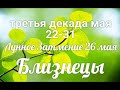 ♊БЛИЗНЕЦЫ с 22 по 31 мая 2021/Таро-прогноз/Таро-Гороскоп Близнецы/Taro_Horoscope Géminis.