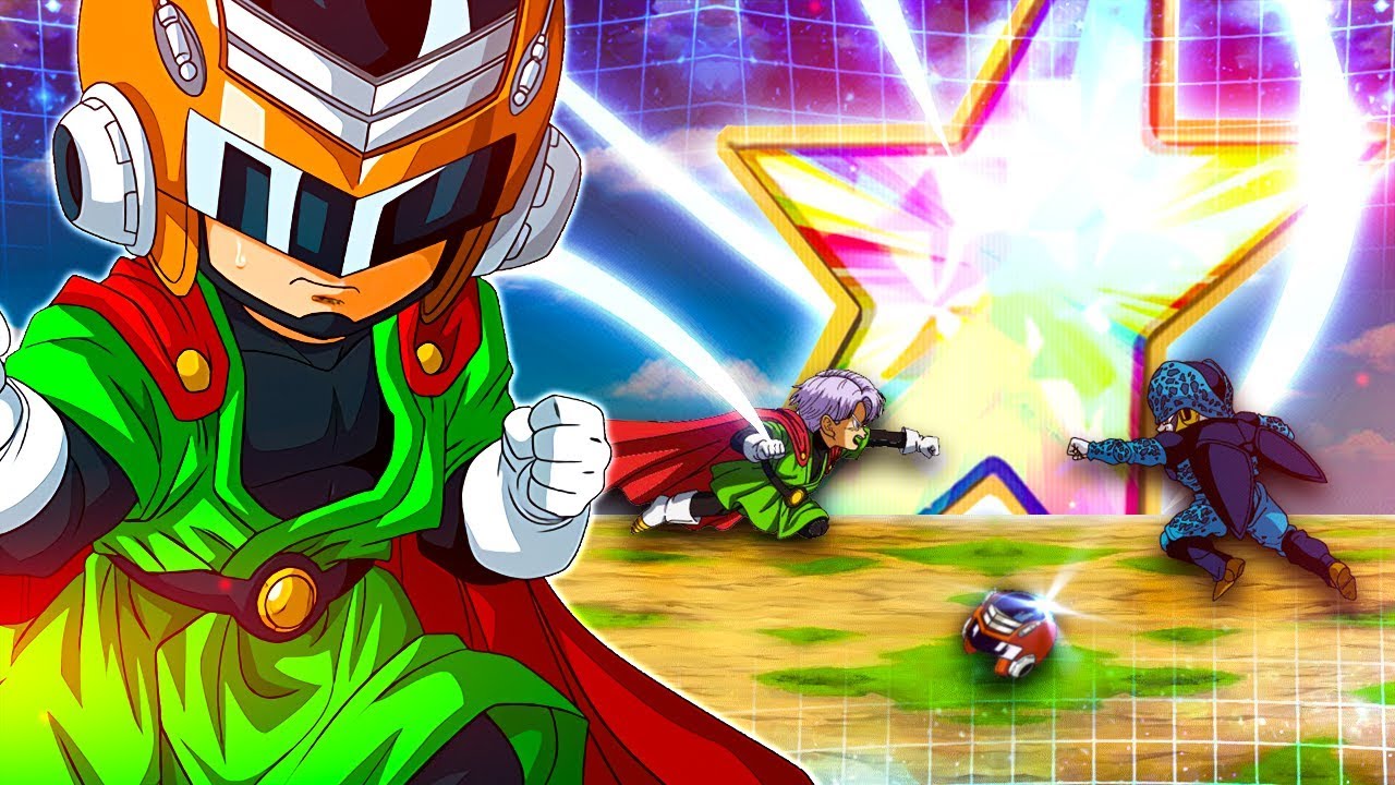 A REALLY STRONG F2P UNIT! 100 RAINBOW STAR KID TRUNKS GREAT SAIYAMAN! (DBZ Dokkan Battle