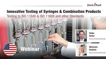 Innovative Testing of Syringes and Combination Products Testing to ISO11040 & ISO11608