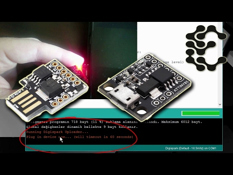 En Küçük Arduino ! Digispark Attiny85 İnceleme ve Kullanımı.