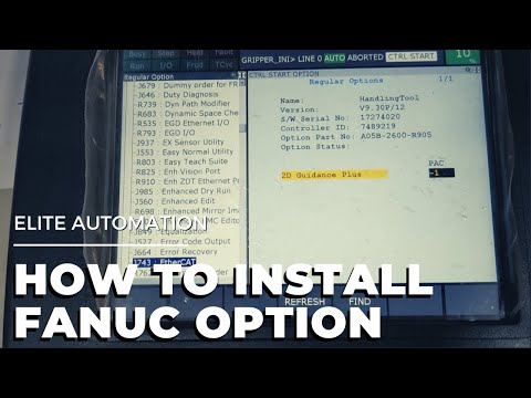 How To Install Fanuc Option | Elite Automation