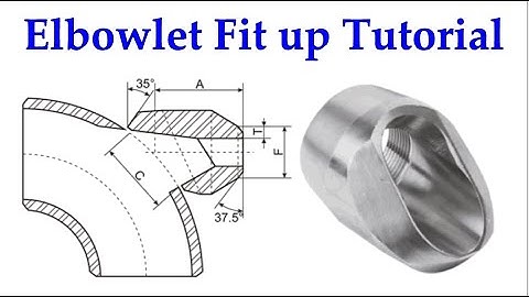 PIPING - ELBOLETS- THREADED, SOCKET WELD, AND BUTT WELD TYPE- FIT-UP TUTORIAL. Pipe fit up tutorials