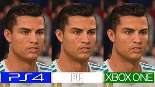 Fifa 18 Ps4 Vs One Vs Pc Graphics Comparison Comparativa