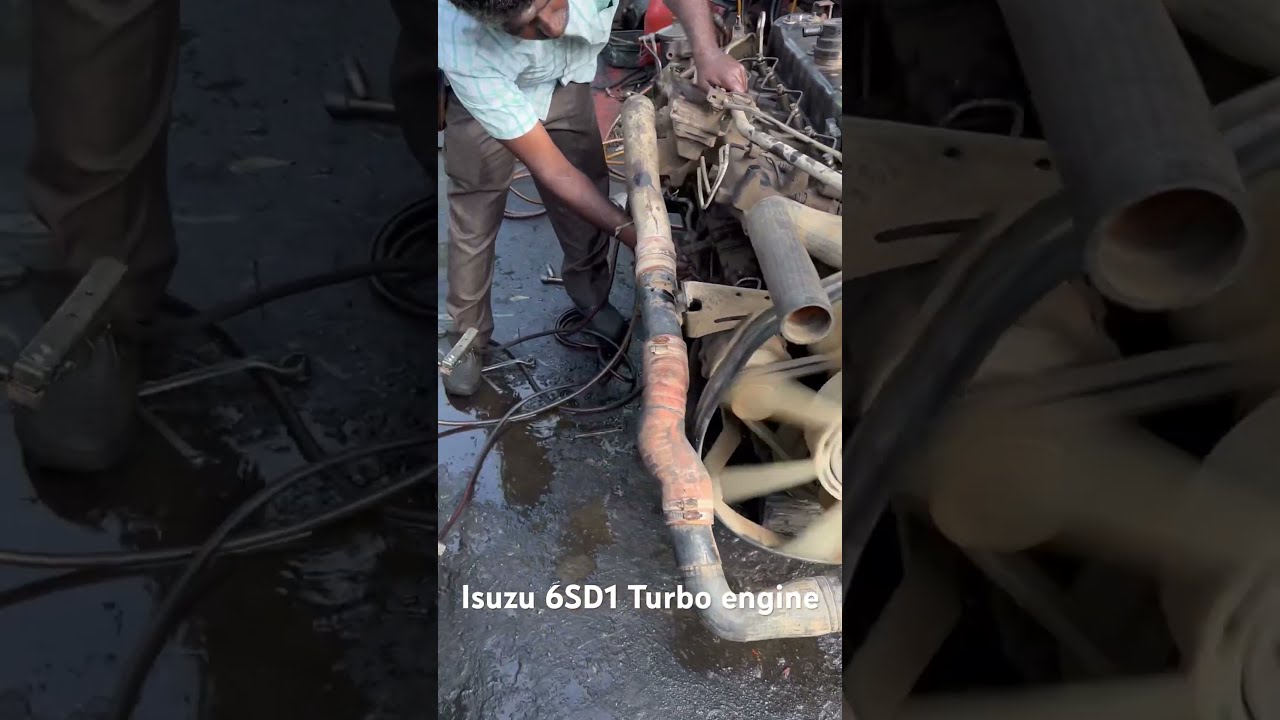 Isuzu 6SD1 Turbo Engine Japan Import Automobile Diesel Truck Mechanic Shorts