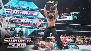 Live reactions to Seth Rollins' epic SummerSlam cash-in in multiple languages
