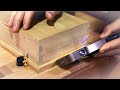 Chamfering the plinth  dovetail box project 17  free online woodworking school