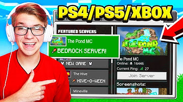 How to Add Servers on Minecraft XBOX/PS4 Bedrock - Switch/PS5/Xbox XS Custom Servers (Working 2021!)