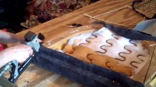 Shabby chic chair upholstery Step 3: Furniture Restoration Tutuorials
