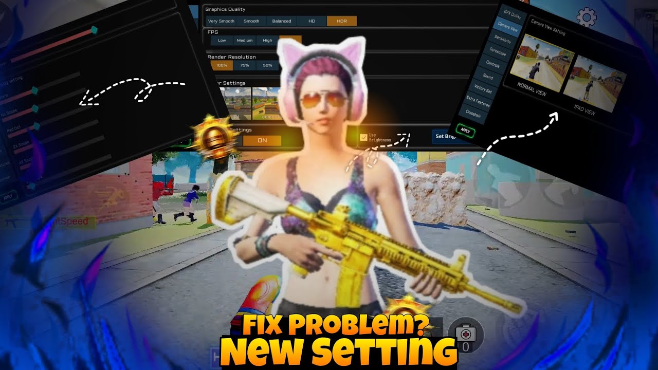 My sensitivity setting || Fix Problem New Setting❤ 