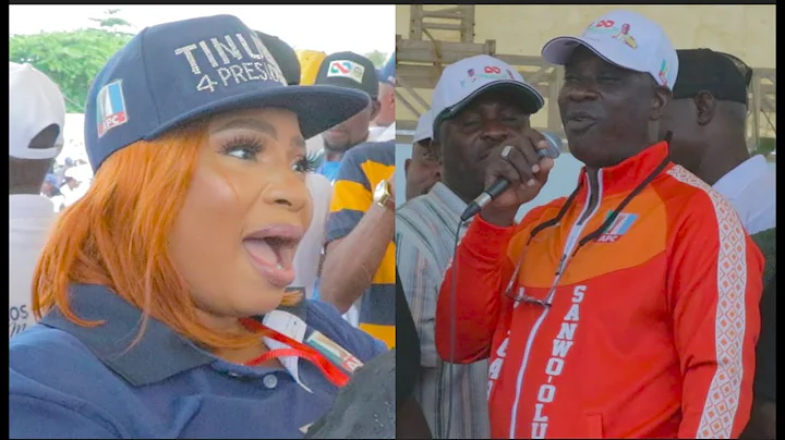 Laide Bakare Bow To Greet Madam Saje As She Storms  Mc Oluomo Rally For Tinubu As President