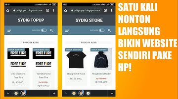 Cara Membuat Website Topup Diamond Gratis di Android