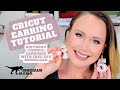 Cricut Earring Tutorial: Make Custom Birthday Cake Candle Earrings