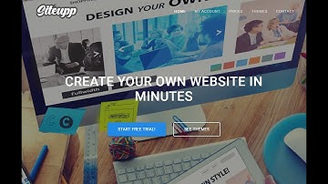 Create Your Own Website in Minutes! With Siteupp.com The Easiest Website Builder Online!