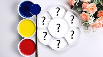 Surprising Color Mixing Recipes 🎨 Primary Colors  Red, Blue & Yellow Paint Experiment