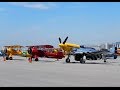 Warbirds Engine Start-Up & Taxi for the 2014 Torrance Armed Forces Day Parade - Torrance Airport