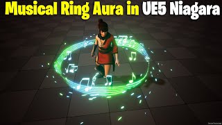 Musical Aura Ring in UE5 Niagara Tutorial | Download Files
