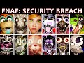 FNAF Security Breach - All Jumpscares (Complete & Rearrange)
