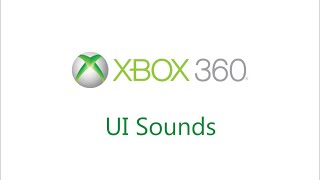 All Xbox 360 UI Sounds