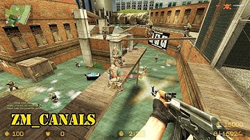 Counter-Strike Source - Zombie Mod Gameplay on map zm_canals_classic_eh_v1