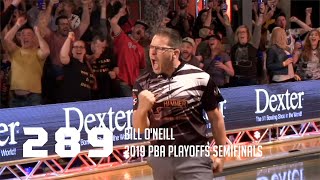 PBA Nearly Perfect | Bill O'Neill Bowls 289 Game to Advance to 2019 PBA Playoffs Championship screenshot 4