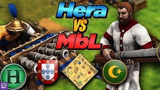 Portuguese vs Turks | 1v1 Arabia | vs MbL | AoE2