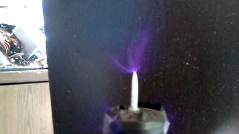 [Zvs] First test with my mini spark gap Tesla coil