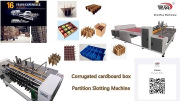 ZHENHUA GBJ Paper Divider Automatic Carton Box Inner Partition Machine