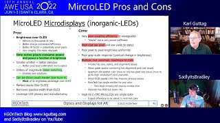 2022 AWE Part 6 - MicroLED for AR by KGOnTech and SadlyItsBradley