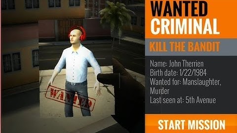 Sniper 3D Assassin Shoot to Kill Tonka Bay Wanted 5 Walkthrough Gameplay