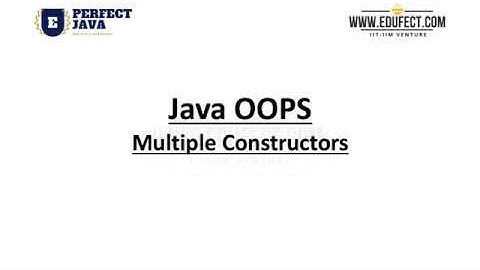 Perfect Java - Multiple Constructors